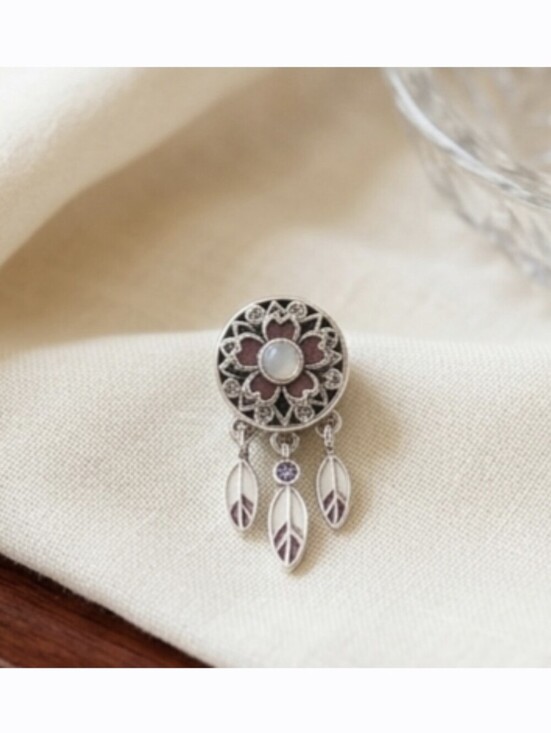 Jewelry - Dreamcatcher / Mandala Flower Dangle Charm